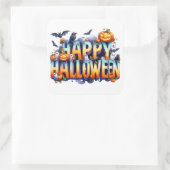 Happy Halloween Sticker (Tasche)