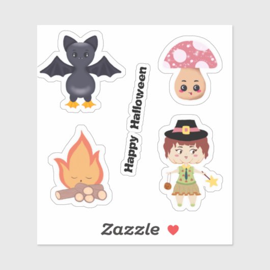 Happy Halloween Sticker Pack (Blatt)