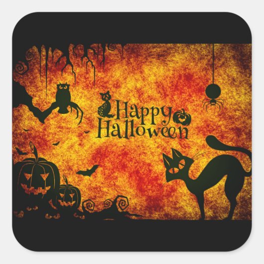 Happy Halloween Stickers (Vorderseite)