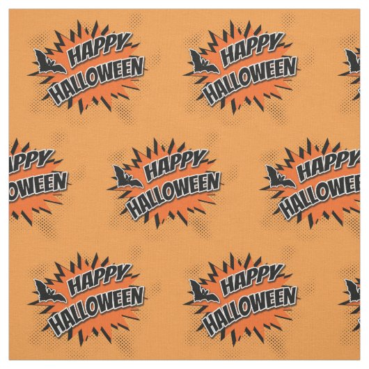 Happy Halloween Stoff (Muster)