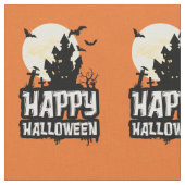 Happy Halloween Stoff (Nahaufnahme)