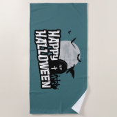 Happy Halloween Strandtuch (Vorderseite)