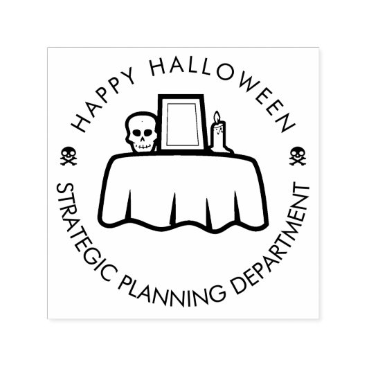 Happy Halloween Strategic Planning witzig Permastempel (Design)