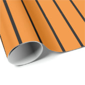 Happy Halloween Stripes Geschenkpapier (Rolleneckpunkt)