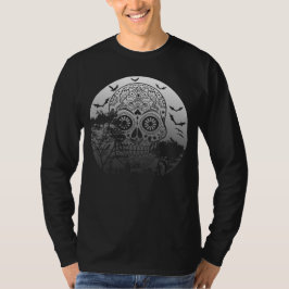 Happy Halloween Sugar Skull Friedhof Vollmond 1 T-Shirt
