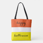 Happy Halloween Sweet Candy Corn Tasche (Rückseite)