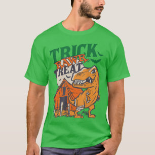 Happy Halloween T Re Trick Rawr Leckerei T-Shirt