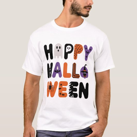 Happy Halloween. T-Shirt (Vorderseite)