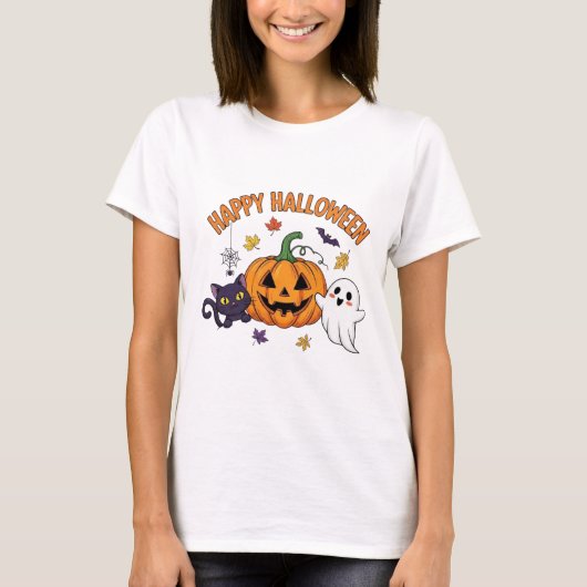 Happy Halloween T-Shirt (Vorderseite)