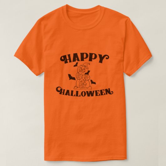 Happy Halloween T-Shirt (Design vorne)