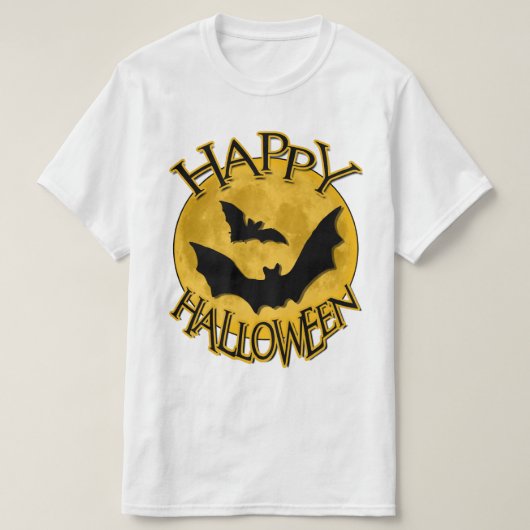Happy Halloween T - Shirt (Design vorne)