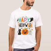 Happy Halloween T - Shirt (Vorderseite)