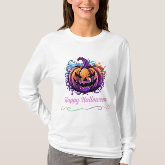 Happy Halloween T-Shirt (Vorderseite)