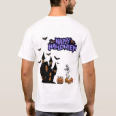 Happy Halloween  T-Shirt (Rückseite)
