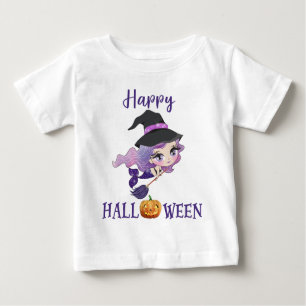 Happy Halloween T - Shirt Girl Baby Mermaid T - Sh