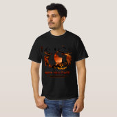 Happy Halloween T - Shirt trendy und niedlich (Vorne ganz)