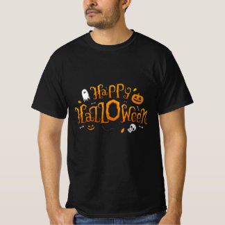 Happy Halloween T - Shirt trendy und niedlich
