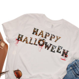 Happy Halloween T - Shirt von Posh Little Finds