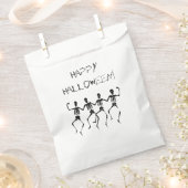 Happy Halloween Tanzskelette Geschenktütchen (Ausgeschnitten)