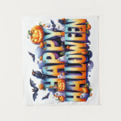Happy Halloween Tapestry Wandteppich (Vorderseite)