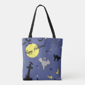 Happy Halloween Tasche (Rückseite)