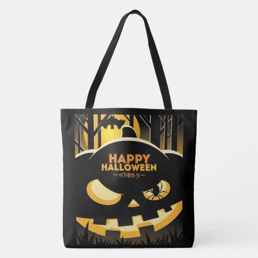 Happy Halloween Tasche (Vorderseite)
