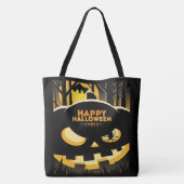 Happy Halloween Tasche (Rückseite)