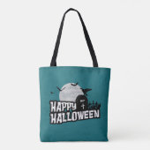 Happy Halloween Tasche (Rückseite)
