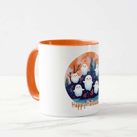 Happy Halloween Tasse (Vorderseite Links)