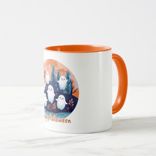 Happy Halloween Tasse (VorderseiteRechts)