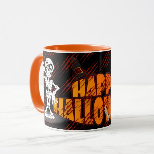 Happy Halloween Tasse (Vorderseite Links)