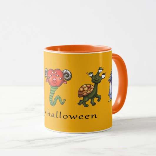 Happy Halloween Tasse (VorderseiteRechts)