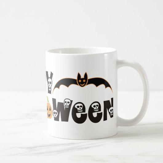 Happy Halloween Tasse (Rechts)