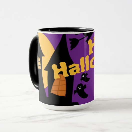 Happy Halloween Tasse (Vorderseite Links)