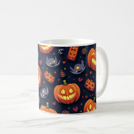 Happy Halloween Tasse (VorderseiteRechts)