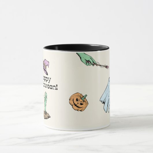 Happy Halloween Tasse (Zentrum)