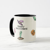 Happy Halloween Tasse (Vorderseite Links)