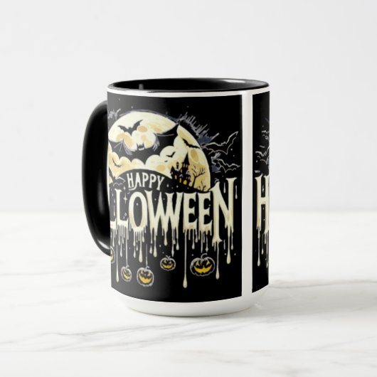 Happy Halloween Tasse (Vorderseite Links)