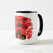 Happy Halloween Tasse (VorderseiteRechts)