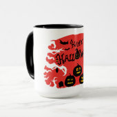 Happy Halloween Tasse (Vorderseite Links)