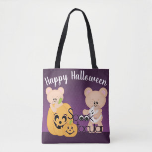 Happy Halloween Teddy Bar takulär Tasche