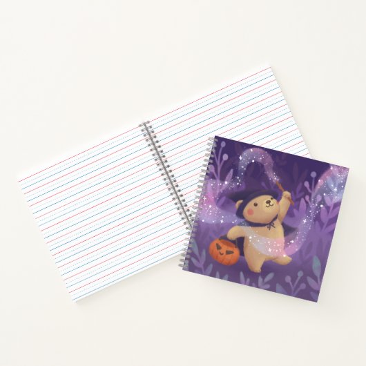 Happy Halloween: Teddy the Hexe Notizblock (Innenseite)