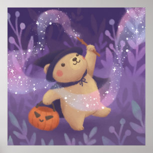 Happy Halloween: Teddy the Hexe Poster