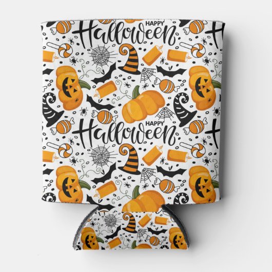 Happy Halloween Theme Dosenkühler (Vorderseite)