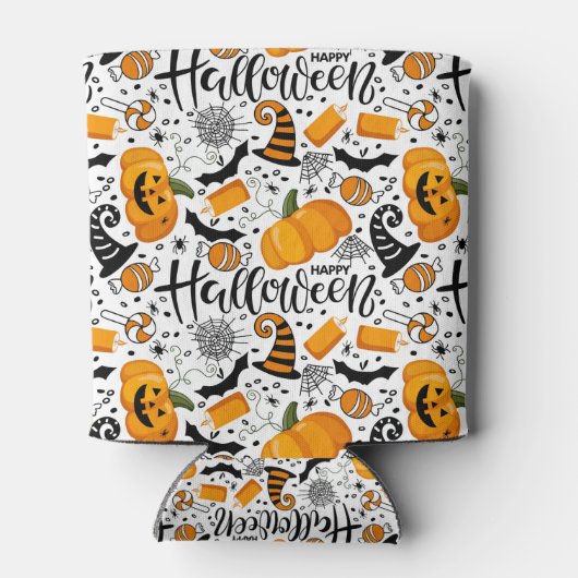 Happy Halloween Theme Dosenkühler (Rückseite)