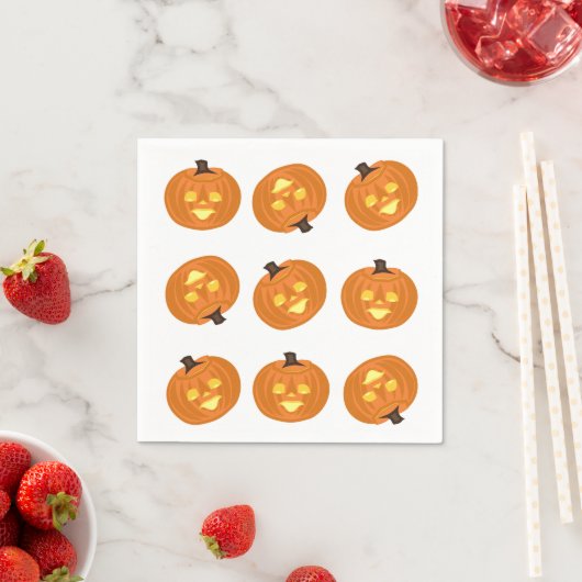 Happy Halloween theme napkins Serviette (Beispiel)