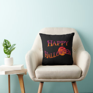 Happy Halloween Throw Kissen