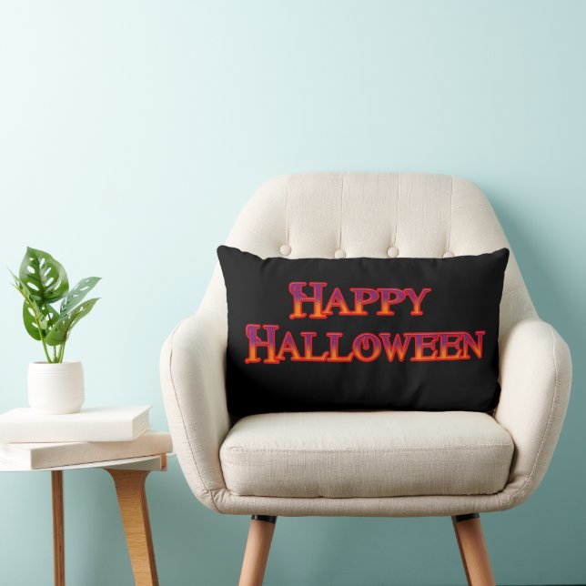 Happy Halloween Throw Kissen (Stuhl )