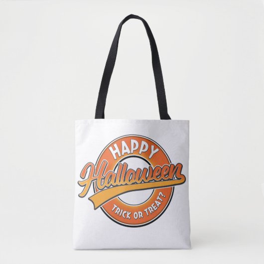 Happy Halloween Tock oder Leckerei? Tasche (Vorderseite)