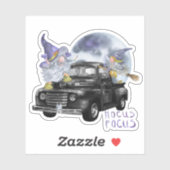 Happy Halloween Trending Gnome Hocus Pocus Aufkleber (Blatt)